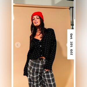 Dressed in LaLa rhinestone cowgirl cropped cardigan size small medium